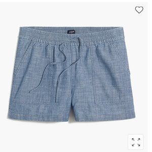 NWT J Crew Chambray Shorts Medium #495